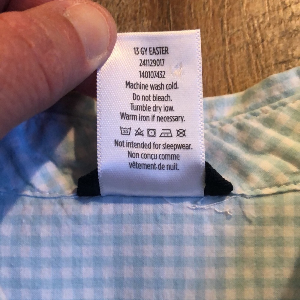 Gymboree button down dress shirt and sweater vest - Picture 5 of 9